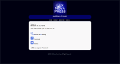 Desktop Screenshot of luxnova.com