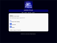 Tablet Screenshot of luxnova.com